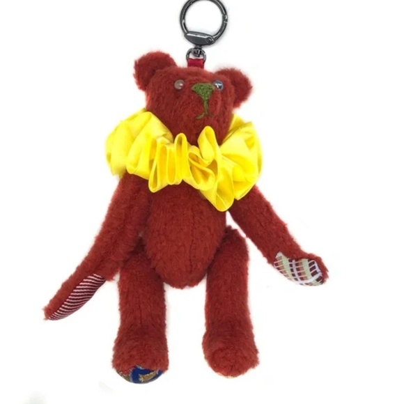 "Amber" Teddy Bear Bag Charm - keyring - trick - Picture 5 of 5
